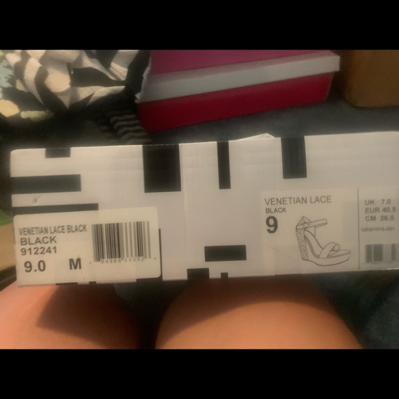 Sparkle wedge sandals NIB - Picture 3 of 3